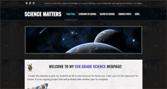 Desktop Screenshot of 5thgradescience.org